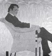 Egon Schiele Portrait of the painter hans massmann oil on canvas